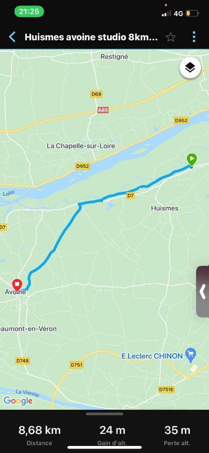 Studio Indre Climatise, La Halte De Cuze, Aux Abords De La Loire A Velo Huismes Exterior foto