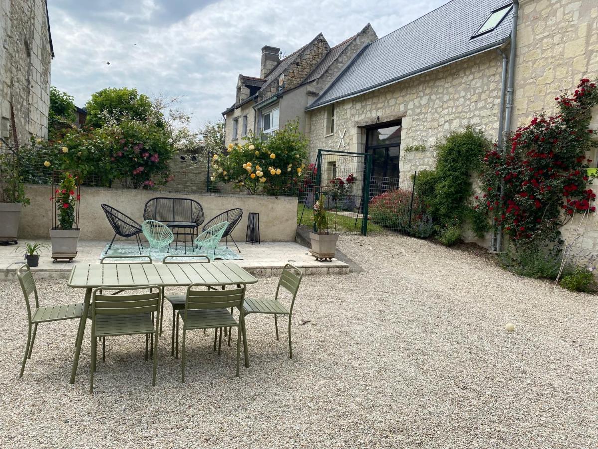 Studio Indre Climatise, La Halte De Cuze, Aux Abords De La Loire A Velo Huismes Exterior foto