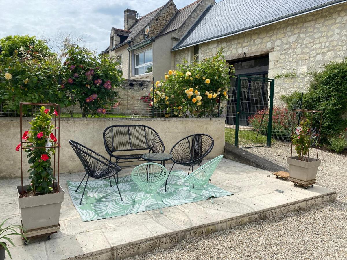 Studio Indre Climatise, La Halte De Cuze, Aux Abords De La Loire A Velo Huismes Exterior foto